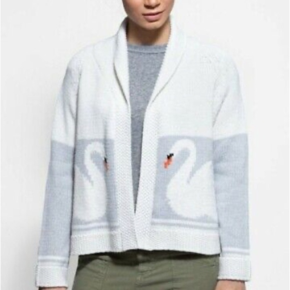 The Great Swan Cardigan, size 2